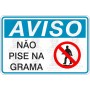 Não pise na grama